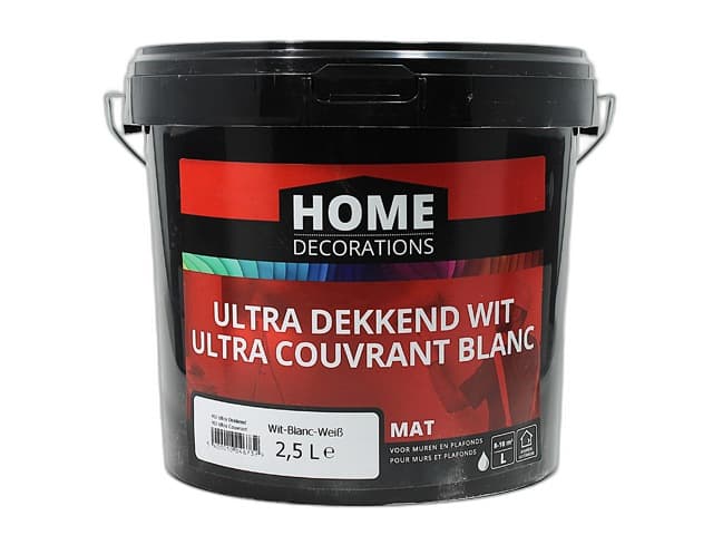 VERF ULTRA DEKKEND MAT WIT 2,5L